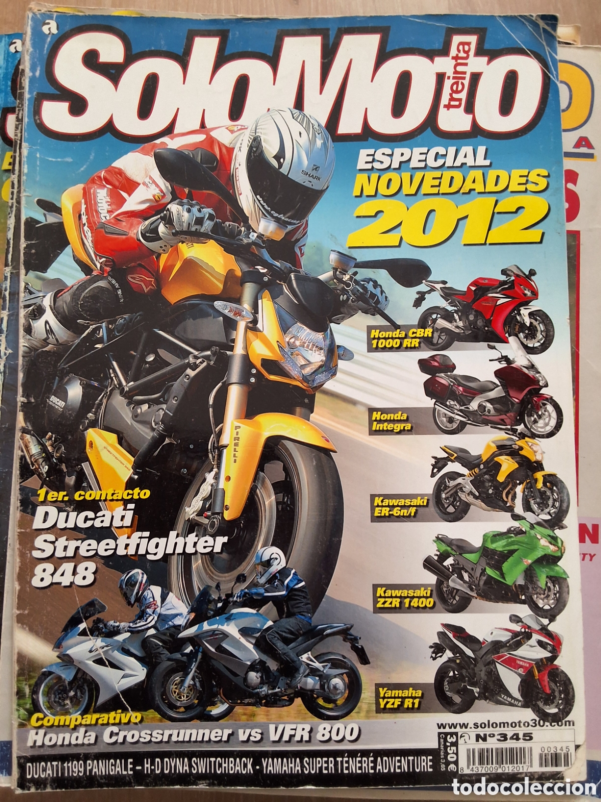 Coches y motocicletas: Solo moto treinta revista n&uacute;mero 345