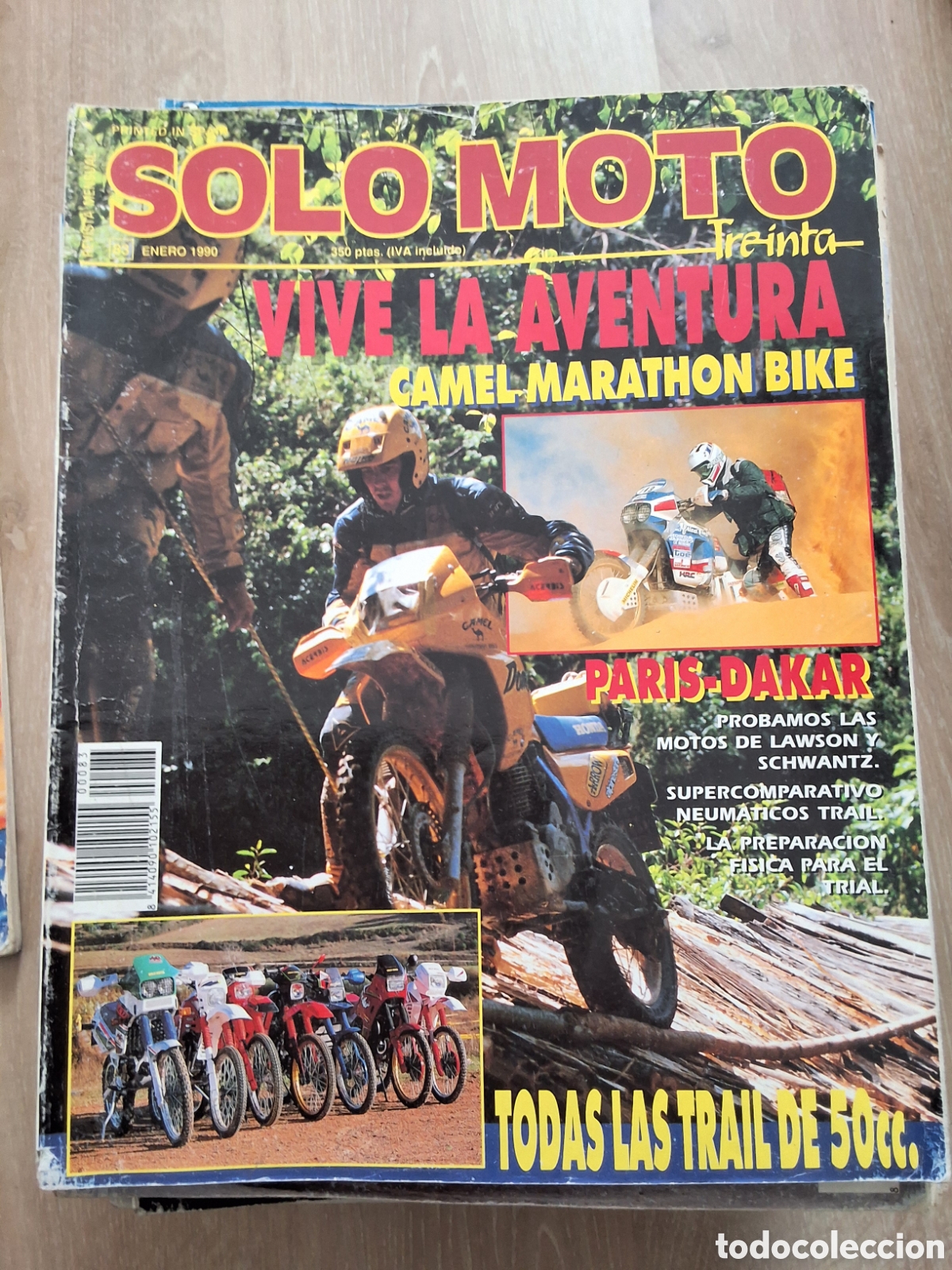 Coches y motocicletas: Solo moto treinta revista n&uacute;mero 83 a&ntilde;o 1990/1