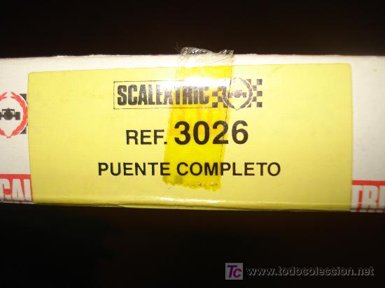 Scalextric: PUENTE COMPLETO SRS DE EXIN .SCALEXTRIC.REF.3026 - Foto 2