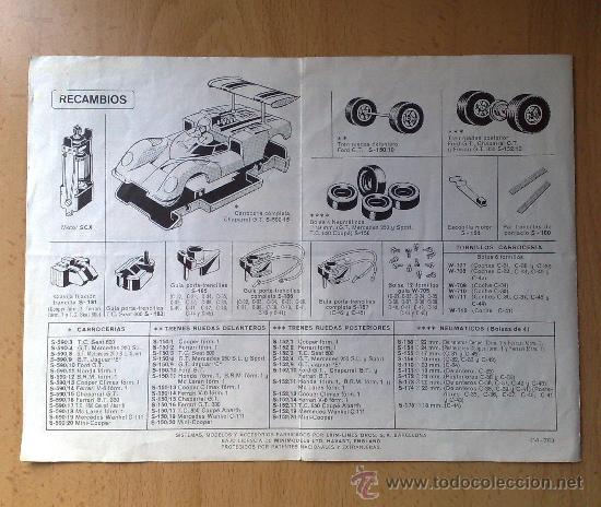 Scalextric: CATALOGO DE TRAMOS Y ACCESORIOS 4 &ordf; EDICION SCALEXTRIC EXIN - Foto 3