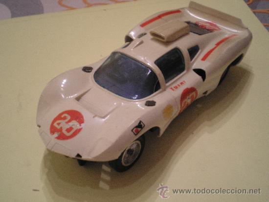 Scalextric: SCALEXTRIC STROMBECKER CHAPARRAL 2D MUY ANTIGUO EN - Foto 1