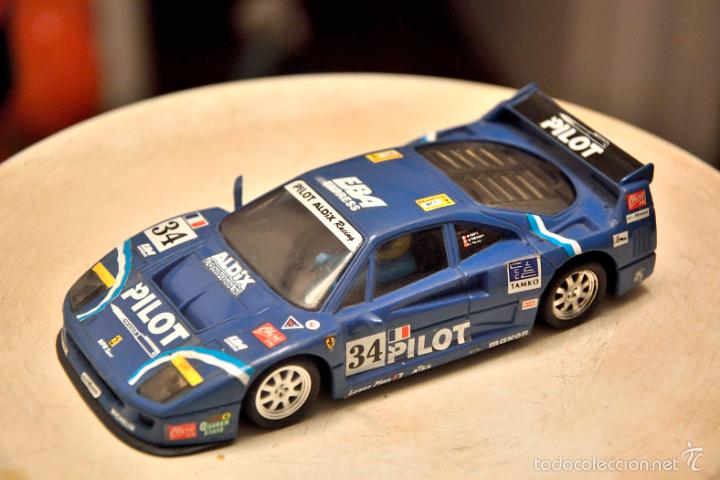 Scalextric: FERRARI F40 AZUL PILOT - Foto 5
