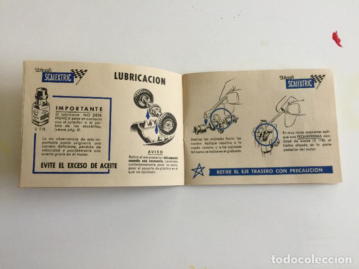 Scalextric: MANUAL DE INSTRUCCIONES Y REGLAMENTO DE SCALEXTRIC ORIGINAL DE EXIN LIBRITO LIBRO - Foto 4
