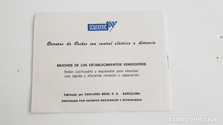 Scalextric: MANUAL DE INSTRUCCIONES Y REGLAMENTO DE SCALEXTRIC ORIGINAL DE EXIN LIBRITO LIBRO - Foto 2