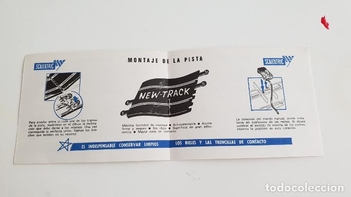 Scalextric: MANUAL DE INSTRUCCIONES Y REGLAMENTO DE SCALEXTRIC ORIGINAL DE EXIN LIBRITO LIBRO - Foto 3