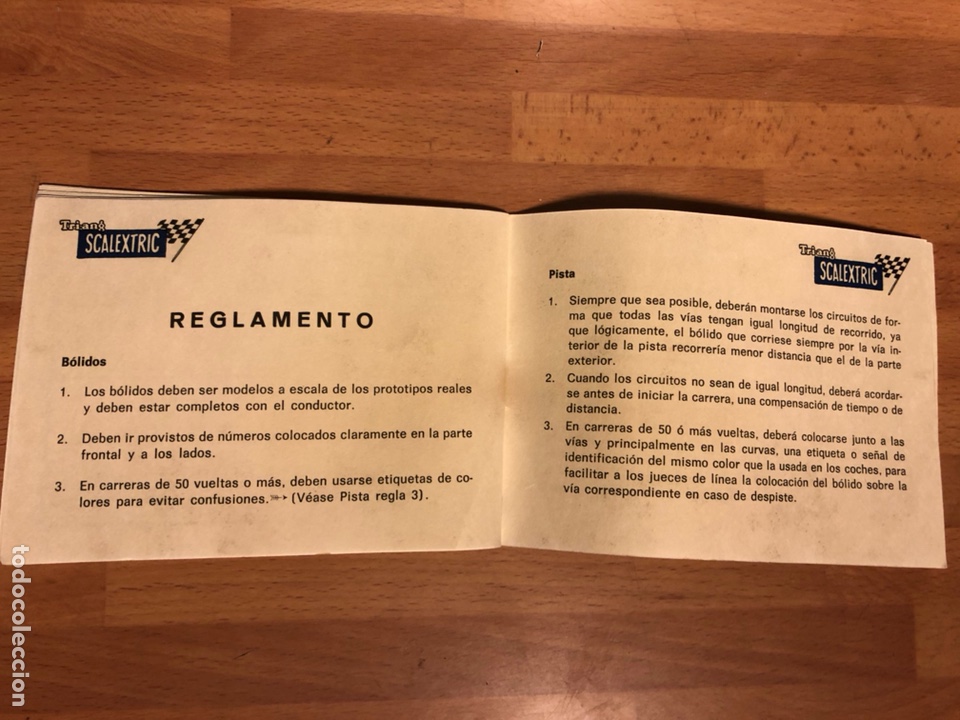Scalextric: Manuel de instrucciones y reglamento de scalextric - Foto 10
