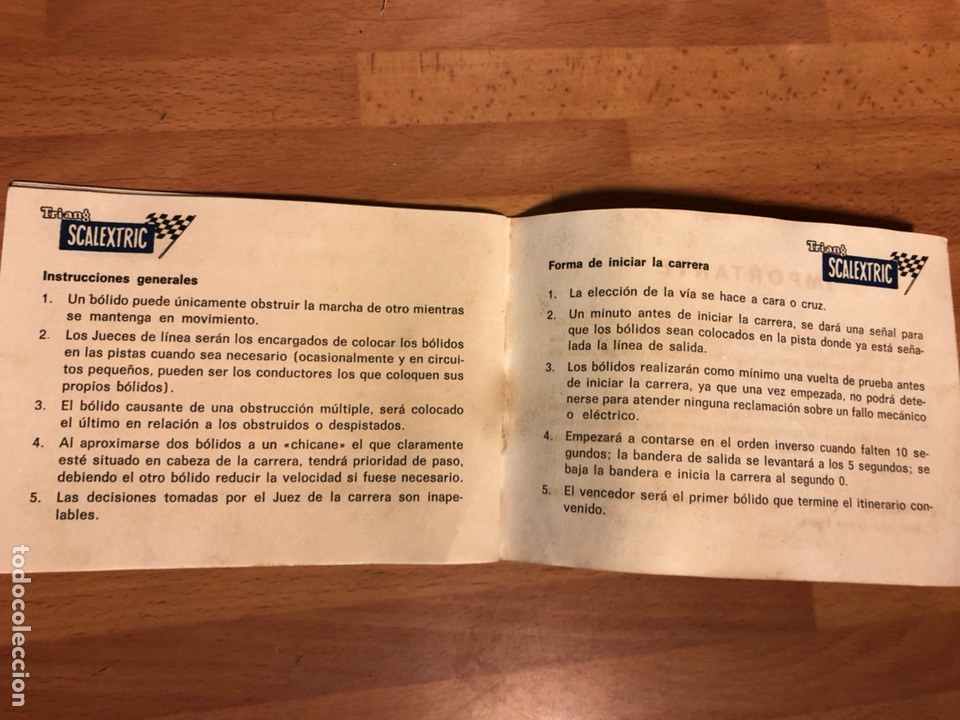 Scalextric: Manuel de instrucciones y reglamento de scalextric - Foto 11