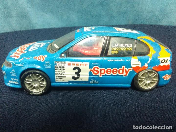 Scalextric: SEAT LEON SCALEXTRIC L.M. REYES - Foto 1