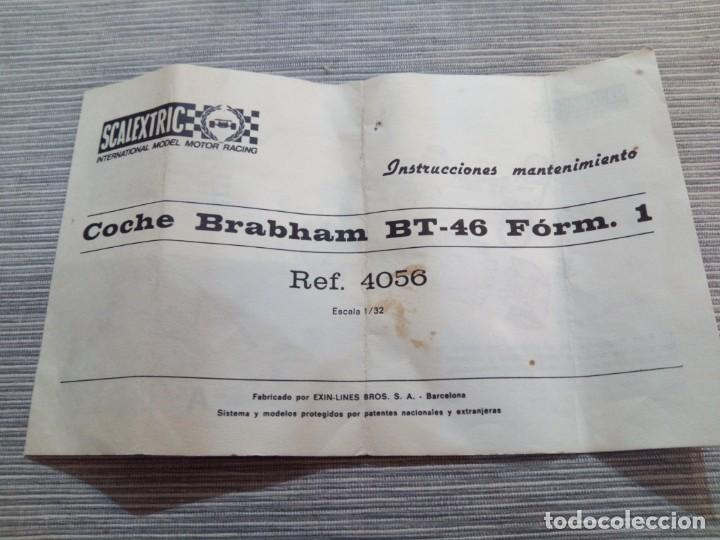 Scalextric: BRABHAM BT 46 F&Oacute;RMULA 1 SCALEXTRIC EXIN - Foto 2