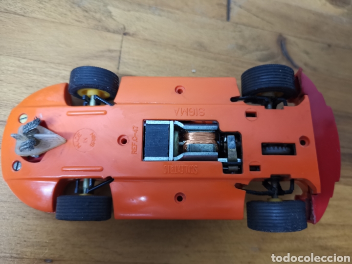 Scalextric: Coche scalextric de Exin, Sigma naranja. Ref.C-47 n&ordm;23 - Foto 7