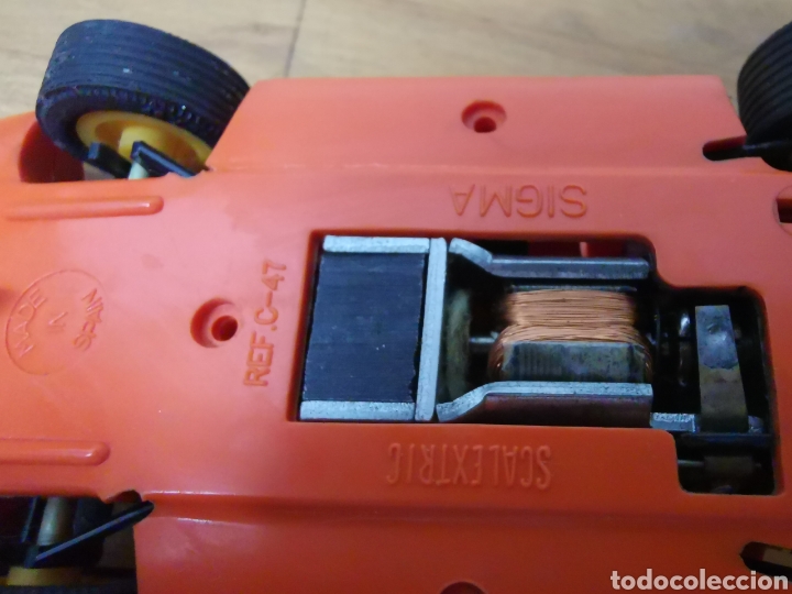 Scalextric: Coche scalextric de Exin, Sigma naranja. Ref.C-47 n&ordm;23 - Foto 8