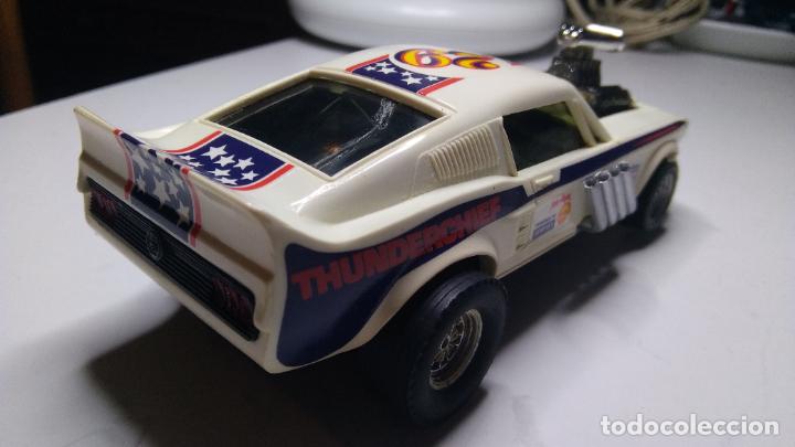 Scalextric: FORD MUSTANG DRAGSTER SCALEXTRIC EXIN BLANCO - Foto 4