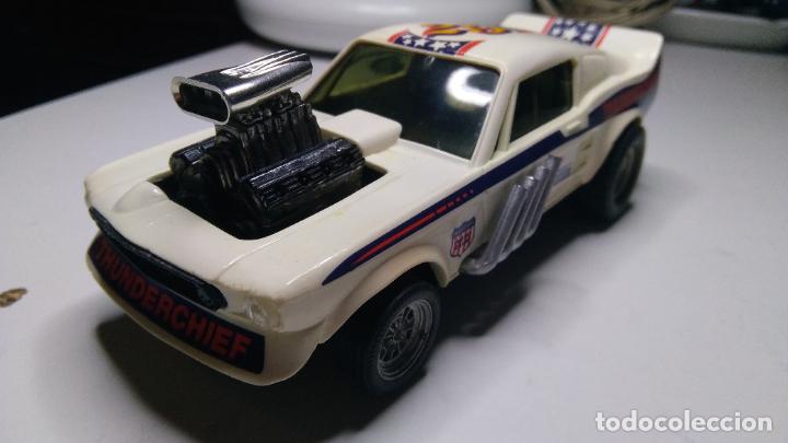 Scalextric: FORD MUSTANG DRAGSTER SCALEXTRIC EXIN BLANCO - Foto 1