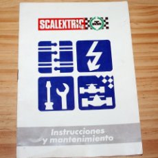 Scalextric: SCALEXTRIC EXIN - INSTRUCCIONES Y MANTENIMIENTO - DOCUMENTACION FOLLETO - AÑOS 90