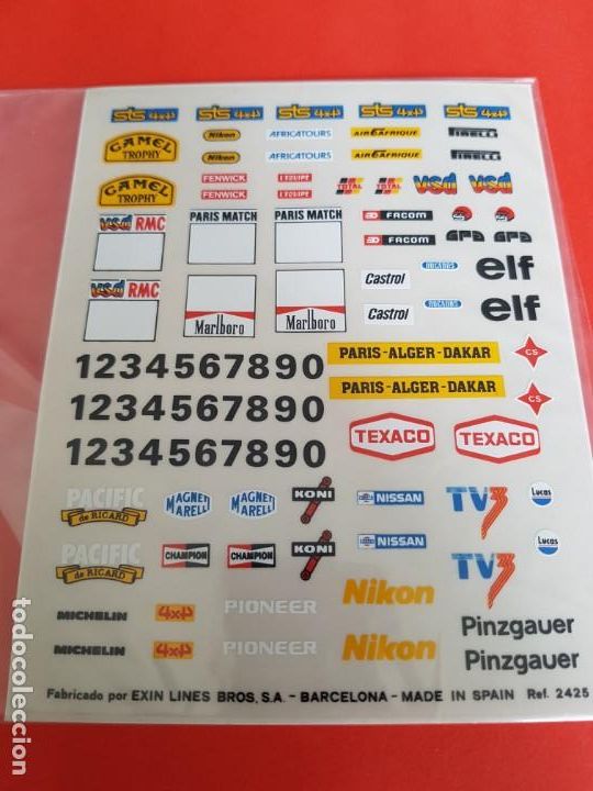 Scalextric: SCALEXTRIC EXIN BLISTER DECORACIONES REF 2425 STS - Foto 1
