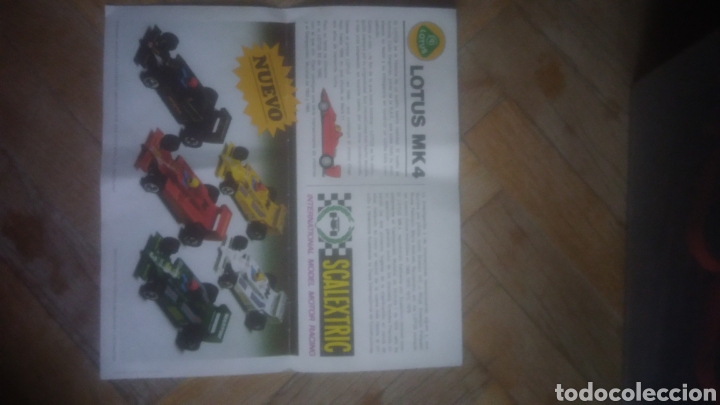 Scalextric: SCALEXTRIC. INSTRUCCIONES LOTUS MK4 - Foto 2