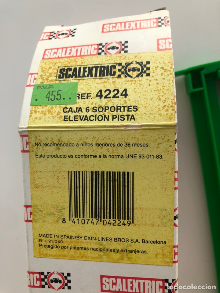 Scalextric: Caja 3 soportes elevaci&oacute;n pista Scalextric. Ref. 4224 - Foto 2
