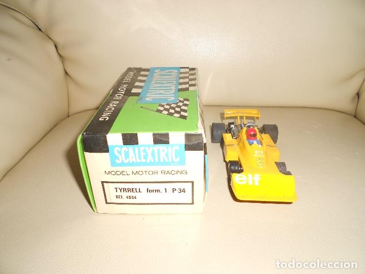Scalextric: Scalextric. Exin. Tyrrell P34 Amarillo. Ref. 4054 - Foto 1