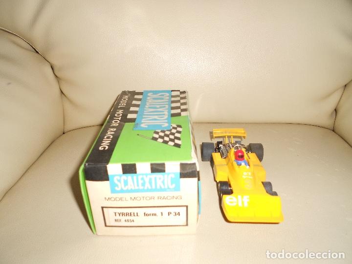 Scalextric: Scalextric. Exin. Tyrrell P34 Amarillo. Ref. 4054 - Foto 3
