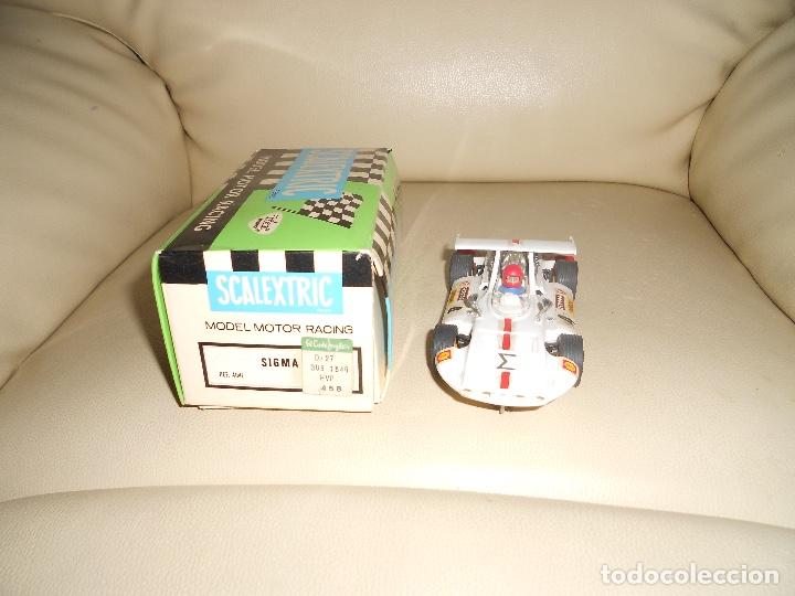 Scalextric: COCHE DE SCALEXTRIC Exi . Sigma blanco. Ref. C-47 CON CAJA ORIGINAL - Foto 4