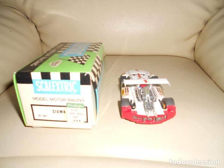 Scalextric: COCHE DE SCALEXTRIC Exi . Sigma blanco. Ref. C-47 CON CAJA ORIGINAL - Foto 5