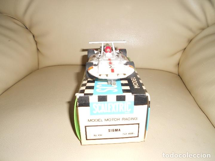 Scalextric: COCHE DE SCALEXTRIC Exi . Sigma blanco. Ref. C-47 CON CAJA ORIGINAL - Foto 7