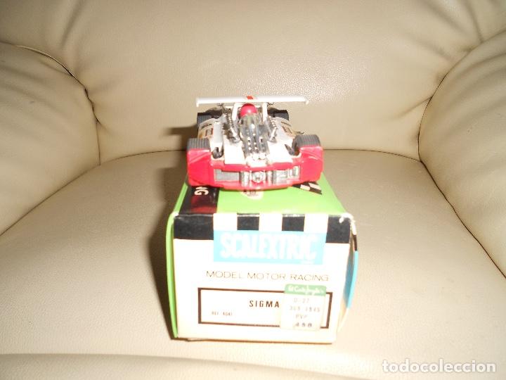 Scalextric: COCHE DE SCALEXTRIC Exi . Sigma blanco. Ref. C-47 CON CAJA ORIGINAL - Foto 9