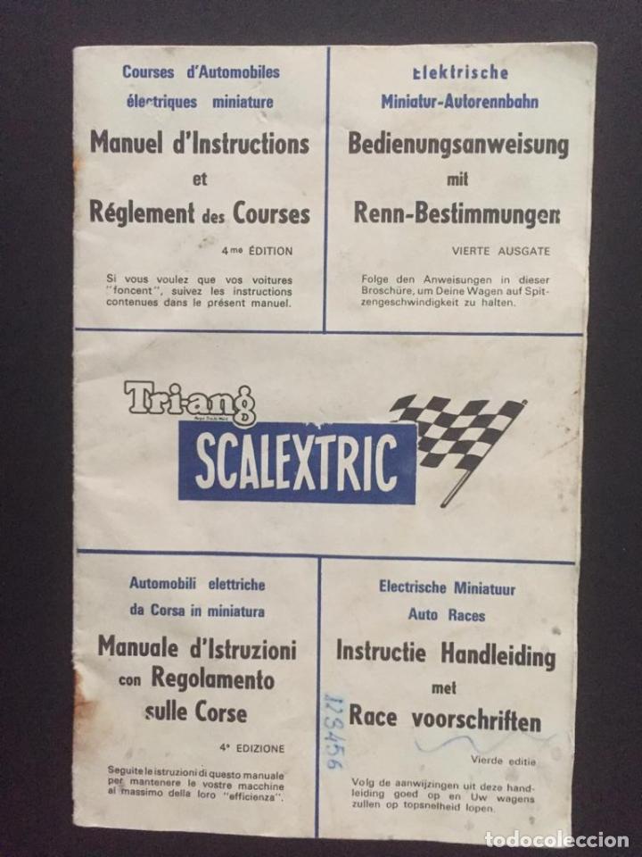 Scalextric: MANUAL DE INSTRUCCIONES - SCALEXTRIC - VARIOS IDIOMAS - Foto 1