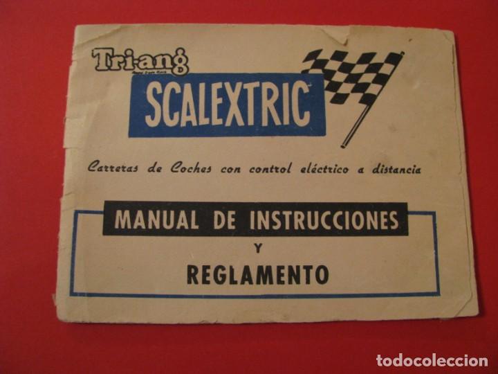 Scalextric: SCALEXTRIC TRI-ANG. MANUAL DE INSTRUCCIONES Y REGLAMENTO. - Foto 1