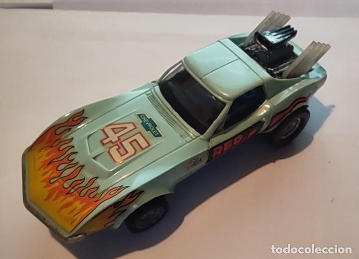 Scalextric: CHEVROLET CORVETTE EXIN AZUL REF 4050 - Foto 1