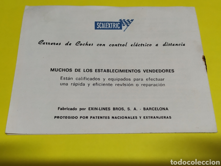 Scalextric: Scalextric exin manual de instrucciones y reglamento - Foto 2
