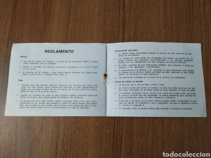 Scalextric: Scalextric exin manual de instrucciones y reglamento - Foto 5