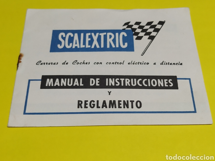 Scalextric: Scalextric exin manual de instrucciones y reglamento - Foto 1