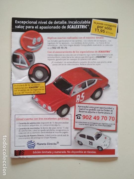 Scalextric: FOLLETO COLECCIONABLE SCALEXTRIC DE PLANETA - Foto 2
