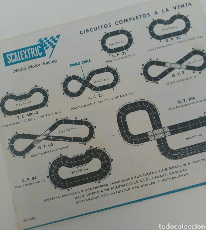Scalextric: SCALEXTRIC EXIN CATALOGO 1968 - Foto 2
