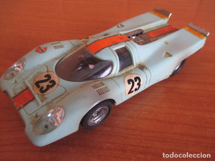Scalextric: SCALEXTRIC : COCHE PORSCHE 917 REF. C-46 VERDE TURQUESA - Foto 1