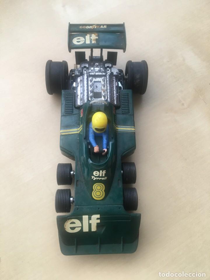 Voiture électrique SCALEXTRIC TYRELL P-34 Jaune ref-4054