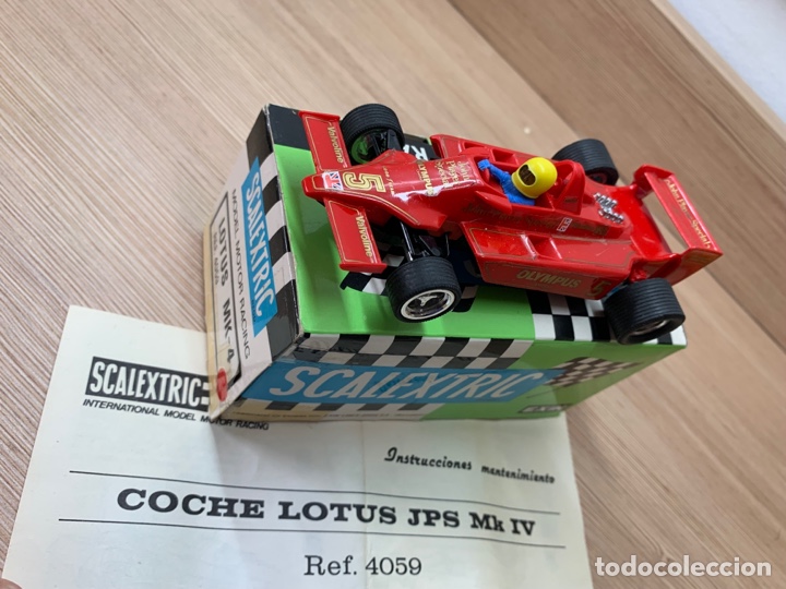 Scalextric: Lotus rojo ref 4059 MK-4 exin scx scalextric - Foto 7