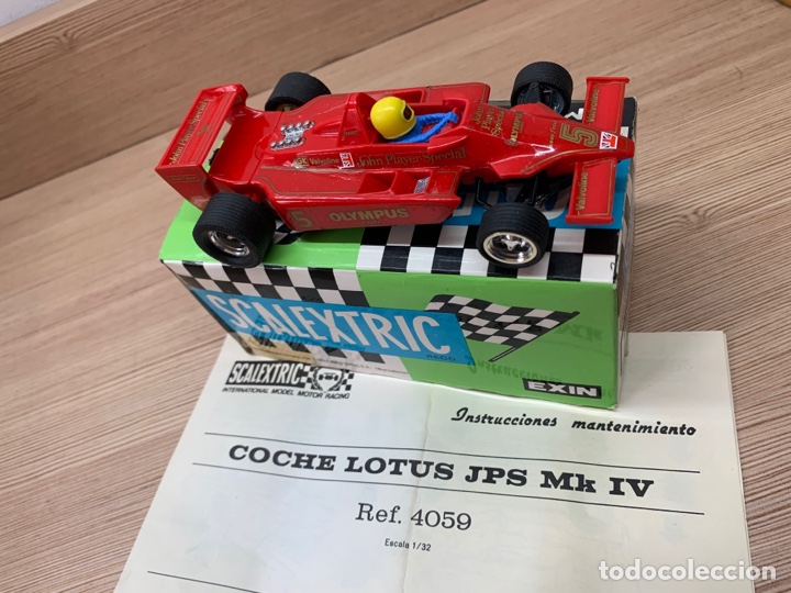 Scalextric: Lotus rojo ref 4059 MK-4 exin scx scalextric - Foto 9