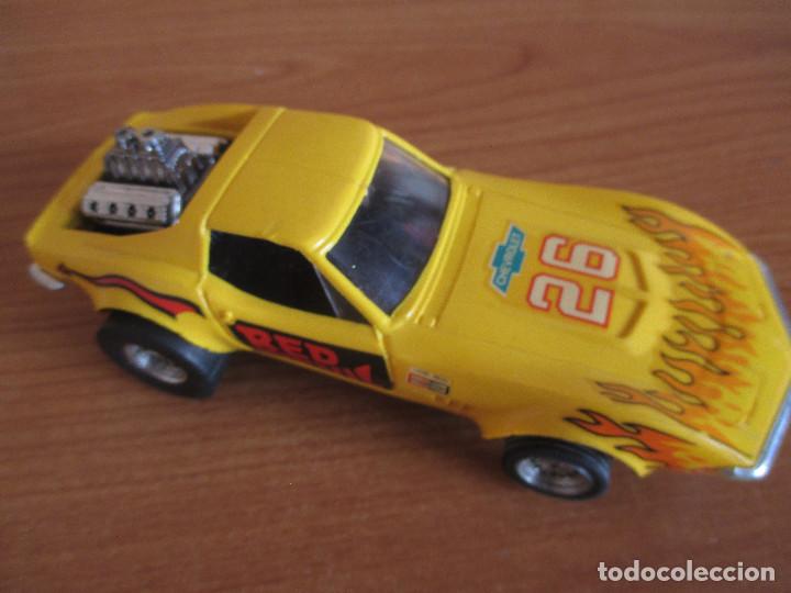 Scalextric: SCALEXTRIC : COCHE DRAGSTER CHEVROLET CORVETTE REF. 4050 , RED DEVIL - Foto 8
