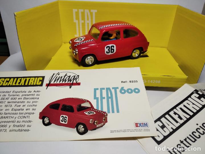 Scalectrix CFTC Seat TC 600 – Fiat Rouge C31 – EXIN – Voiture De Circuit