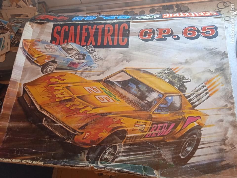 Scalextric: SCALEXTRIC GP 65 COMPLETO CON DOS COCHES - Foto 1