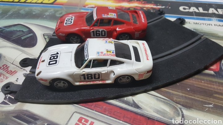 Scalextric: SCALEXTRIC CALAFAT PORSCHE 956 CON LUZ - Foto 12