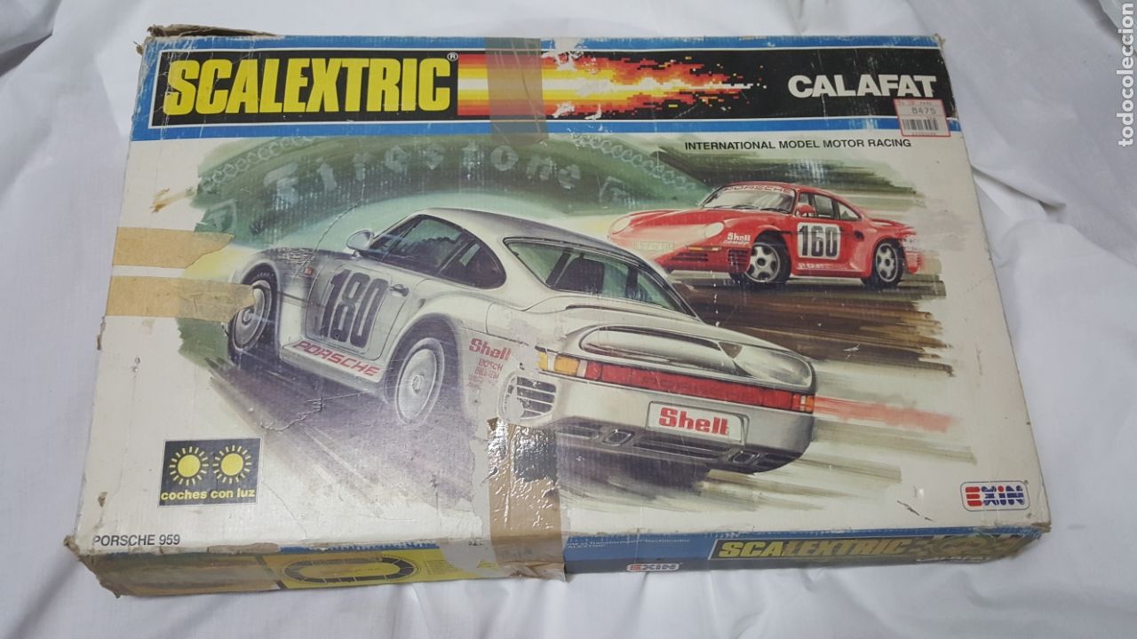Scalextric: SCALEXTRIC CALAFAT PORSCHE 956 CON LUZ - Foto 1