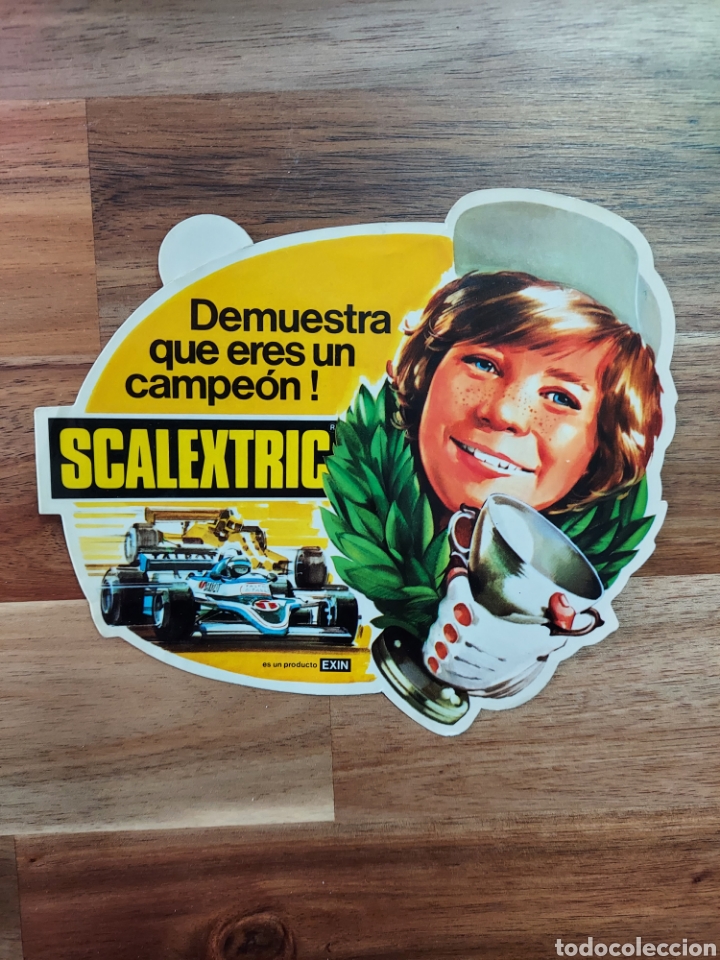 Scalextric: Pegatina original Scalextrix muy rara y dif&iacute;cil - Foto 1