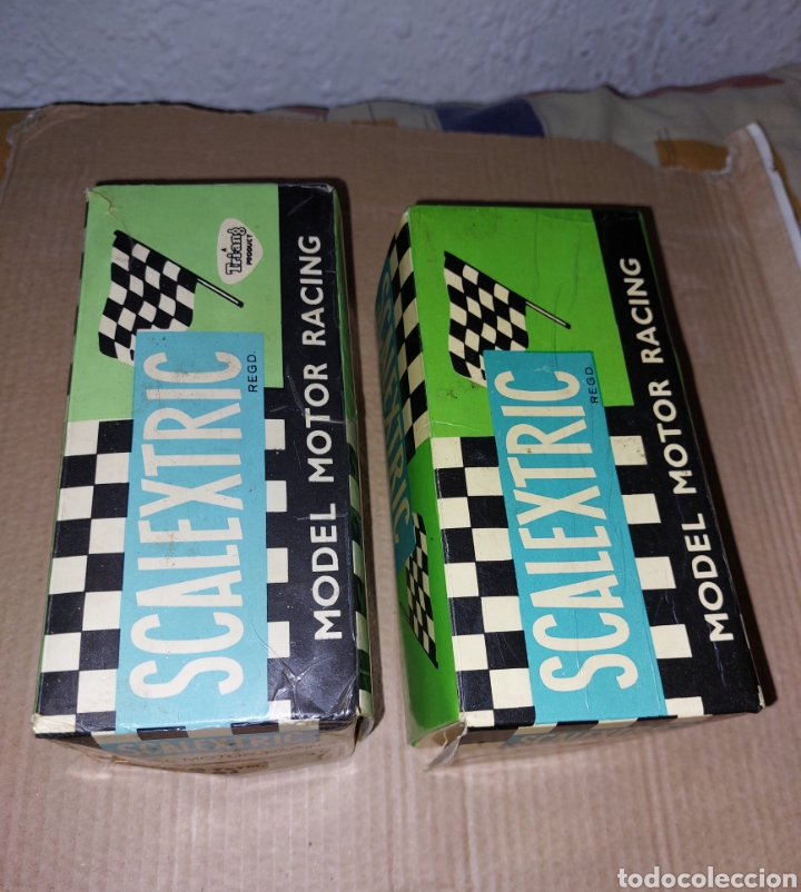 Scalextric: Pareja cajas vacias scalextric exin - Foto 2