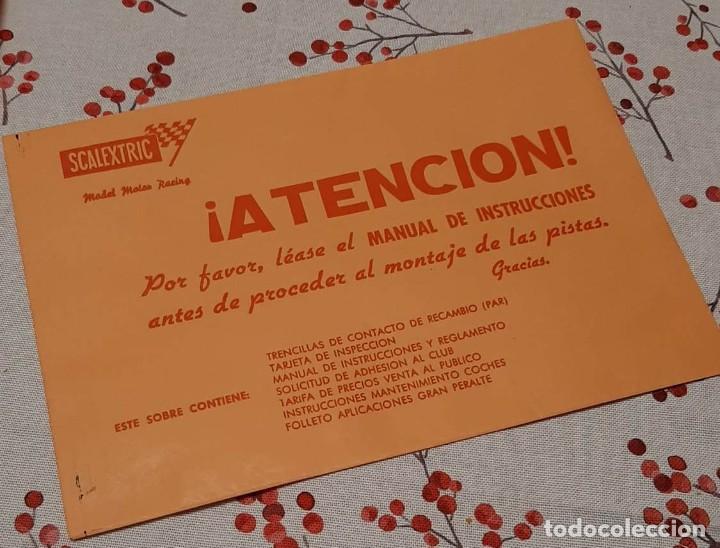 Scalextric: EXIN SOBRE DOCUMENTACI&Oacute;N SR 40 (LEER DESCRIPCI&Oacute;N) - Foto 2