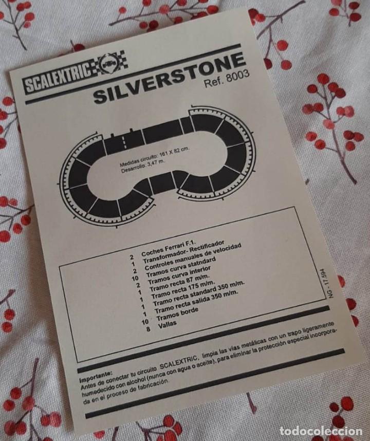 Scalextric: SCALEXTRIC SILVERSTONE REF 8003 INSTRUCCIONES (LEER DESCRIPCI&Oacute;N) - Foto 1