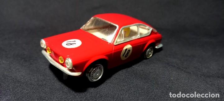 SCALEXTRIC EXIN SEAT 850 COUPE ROJO MARCOS CROMADOS (Juguetes - Slot Cars - Scalextric Exin)
