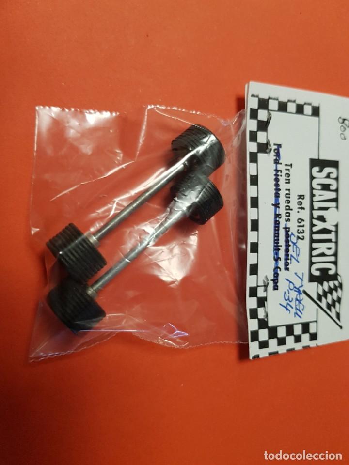 Scalextric: SCALEXTRIC EXIN BOLSA EJES DELANTEROS TYRELL P34 - Foto 1